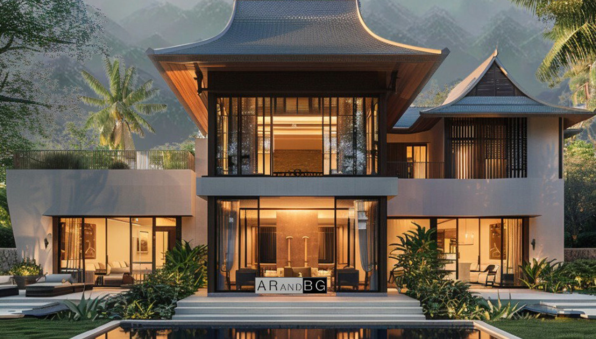 แบบบ้าน บ้านสไตล์ไทยโมเดิร์น TM-L-11