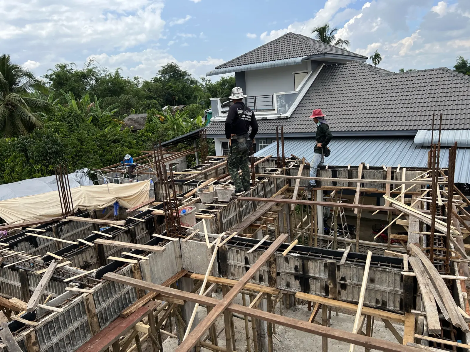 แบบพื้นชั้นสองทั้งหลัง