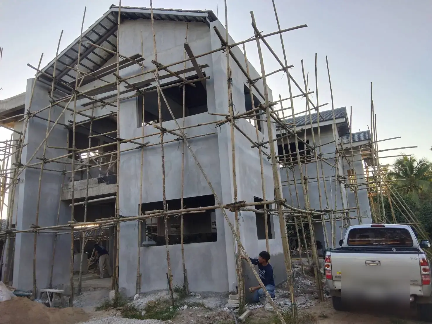บ้านทั้งหลังหลังฉาบ