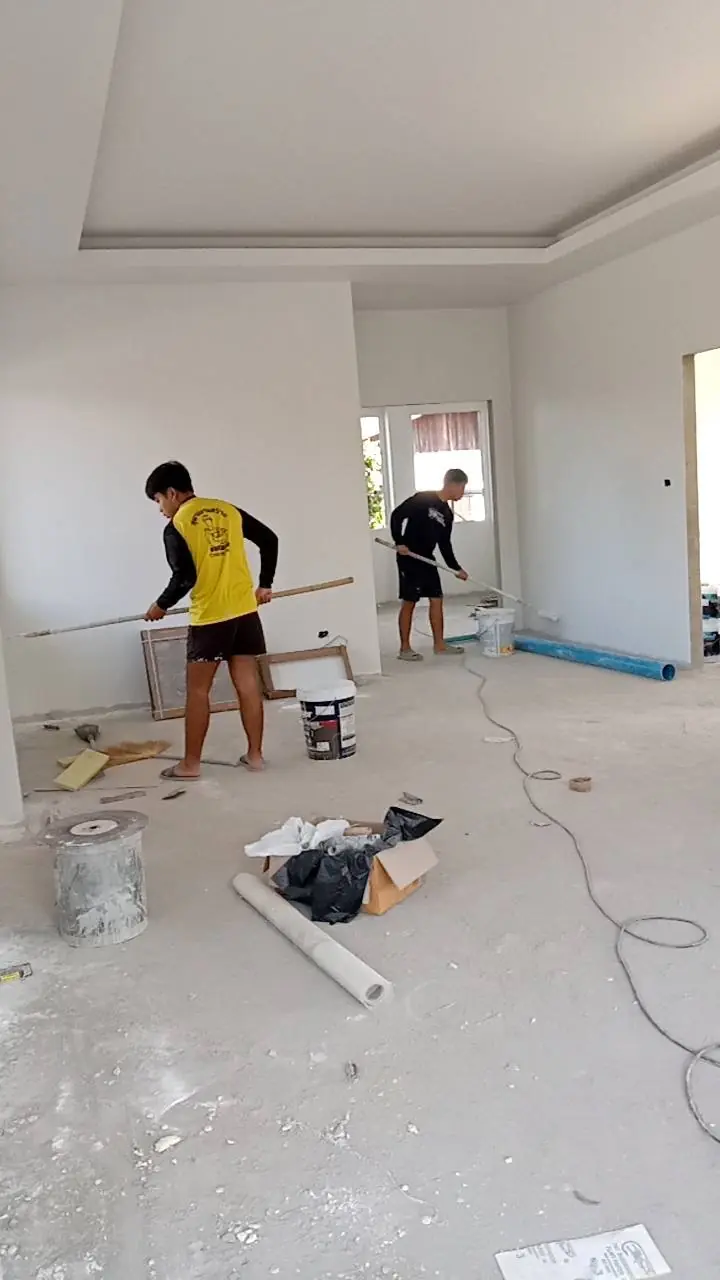 เก็บงานในห้องที่เสร็จ